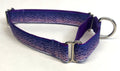 Purple Ombré Snake Skin Martingale Collar 1in