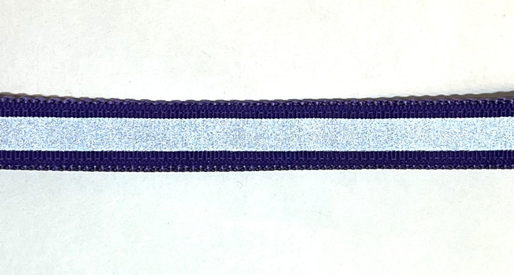 Purple Reflector Dog Collar 3/4