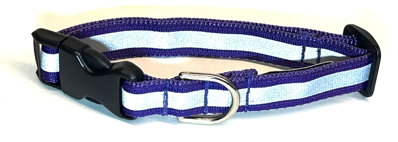 Purple Reflector Dog Collar 3/4