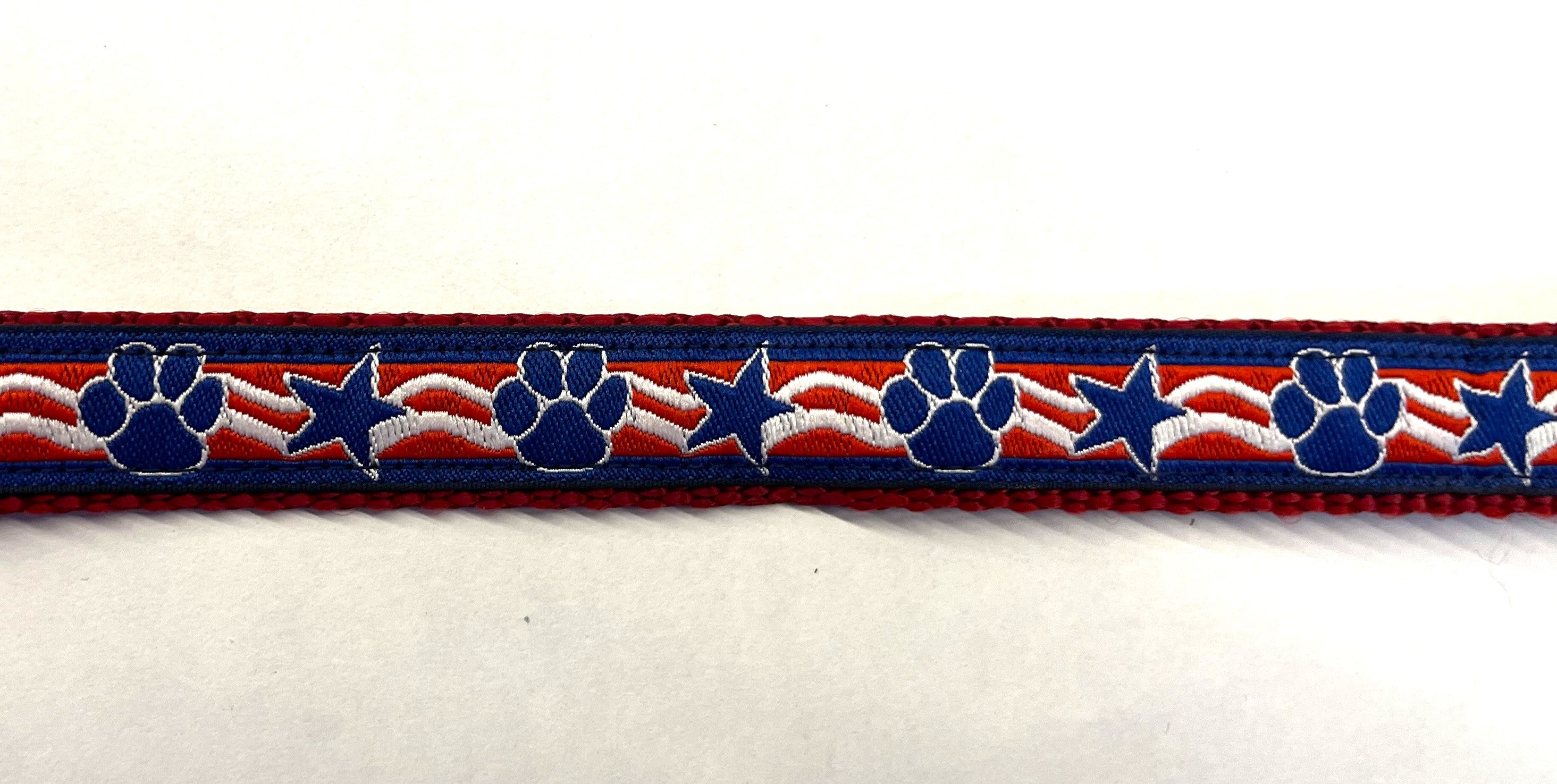 Patriotic Paws and Stars Dog Leash 3/4