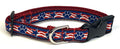 Patriotic Paws and Stars Dog Collar 3/4