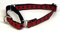 Red with Black Dots Martingale Collar 1/2