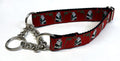 Red with Pandas Chain Martingale Collar 1in