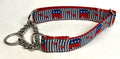 Republican Elephants and Paws Chain Martingale Collar 1in