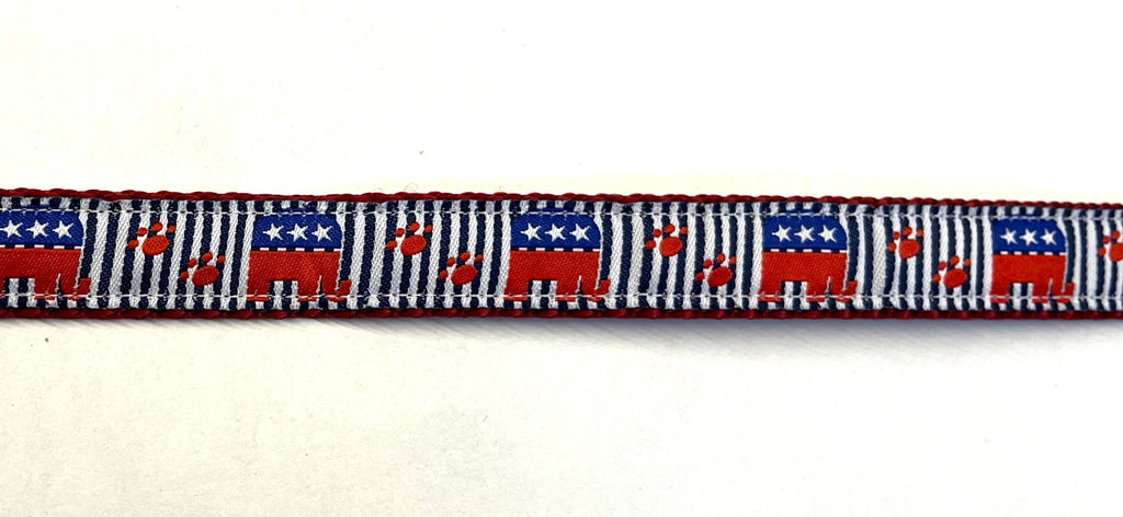 Republican Elephant and Paws Chain Martingale Collar 3/4