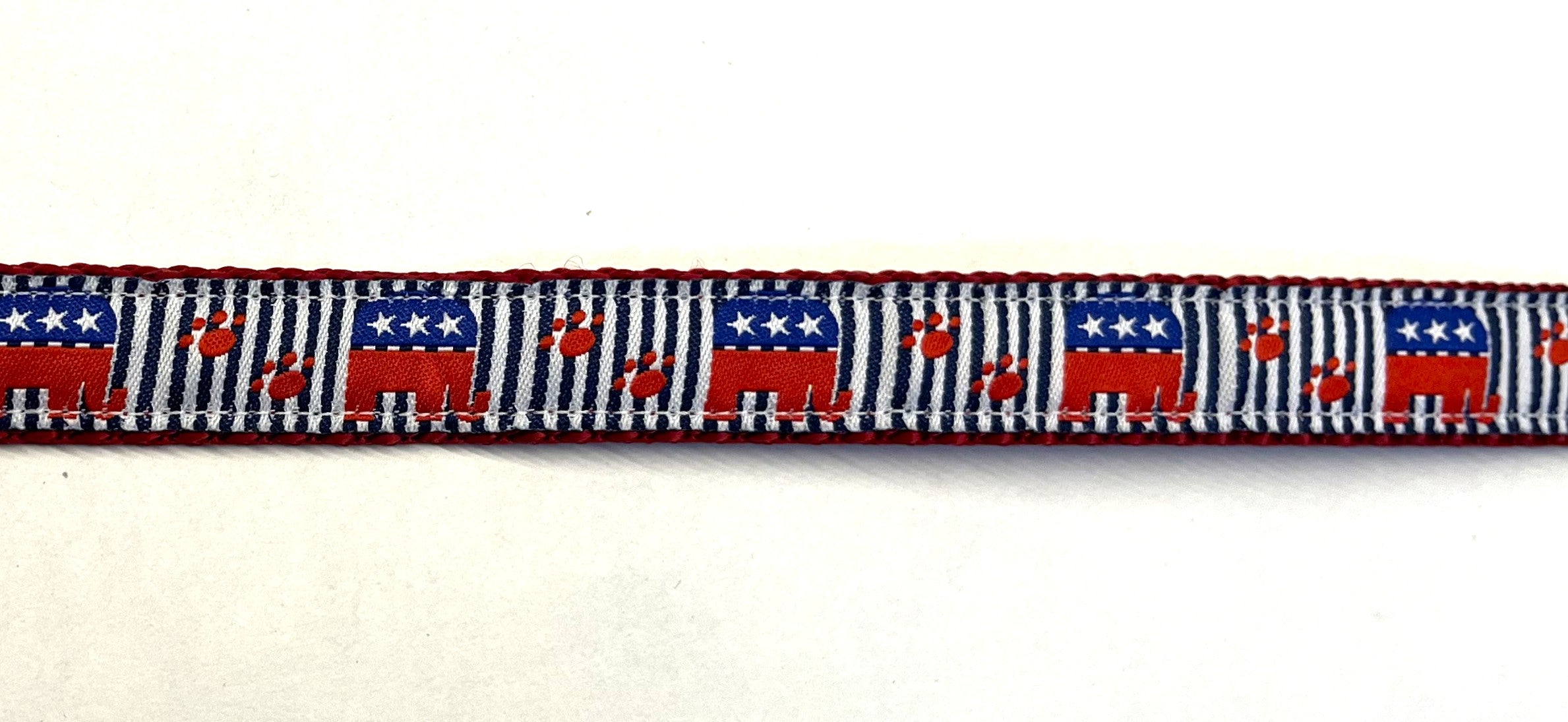 Republican Elephant and Paws Martingale Collar 3/4