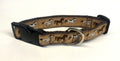 Tan with Brown Horses Dog Collar 1in