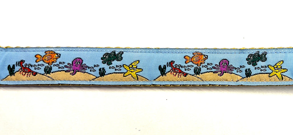 Under the Sea Dog Collar 3/4