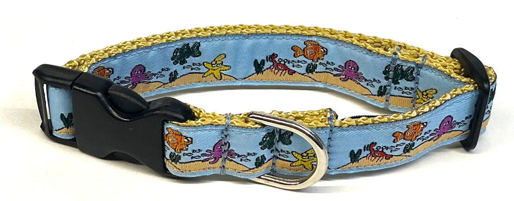 Under the Sea Dog Collar 3/4