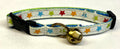 White with Rainbow Stars Cat Collar