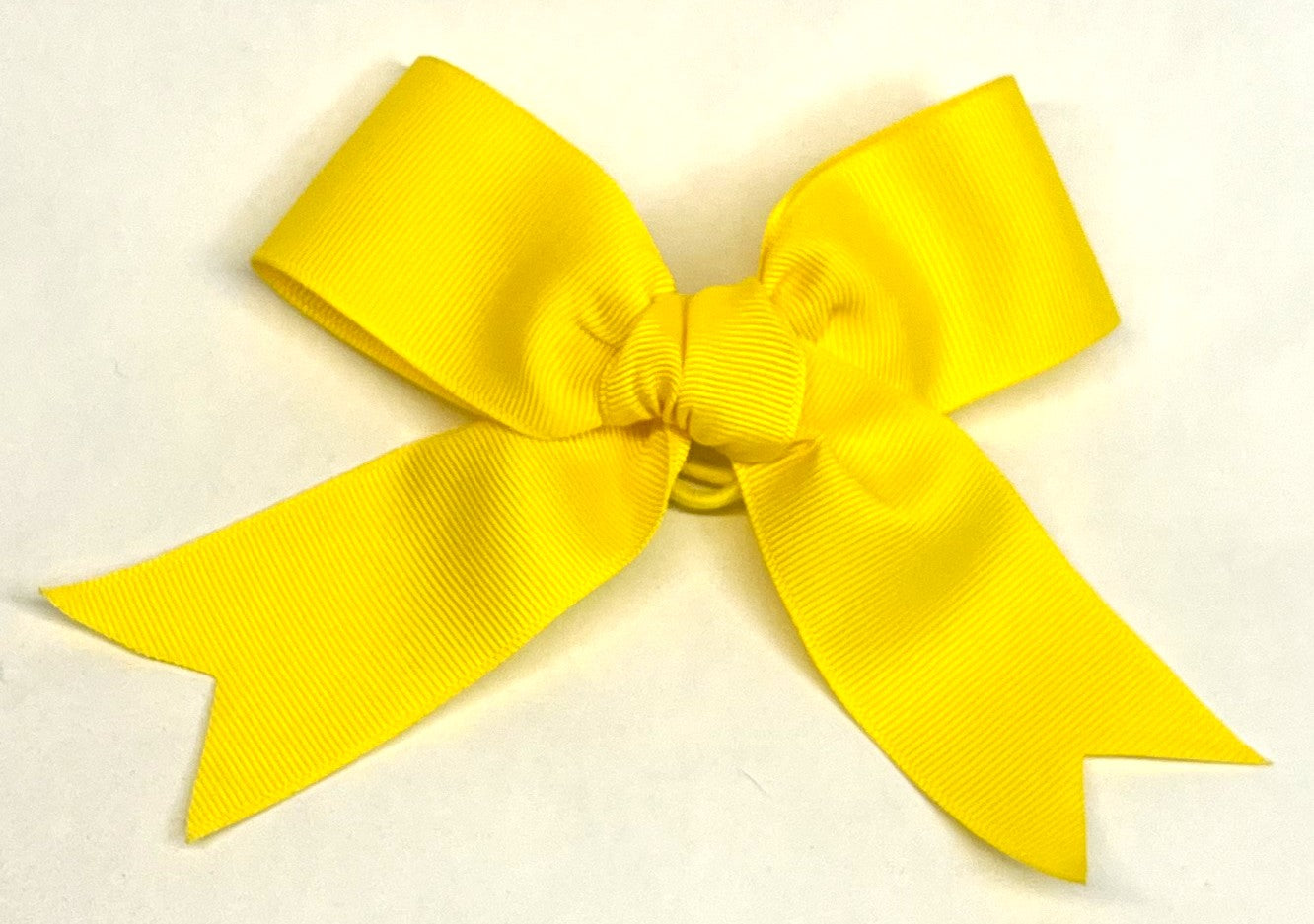 Yellow collar bow