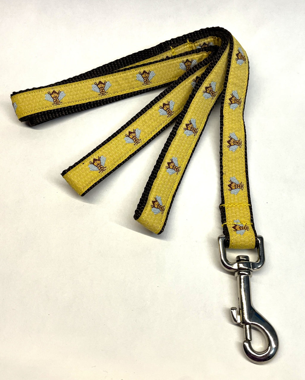 Yellow with Bees Dog Leash 3/4