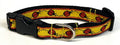 Yellow with Red Ladybugs Dog Collar 3/4