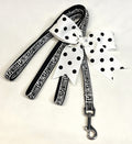 Zebra Print Dog Leash 1/2