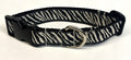 Zebra Print Dog Collar 1in