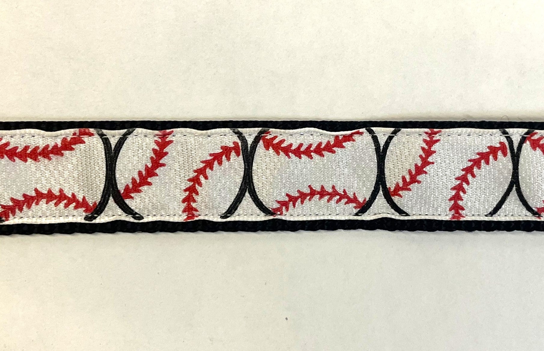 Baseballs Dog Leash 1in