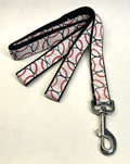 Baseballs Dog Leash 1in